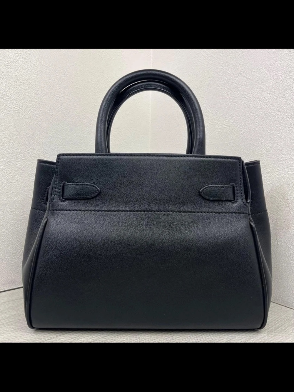 Mulberry Black & Leopard Print Satchel with Gold Hardware - Picture 3 of 11